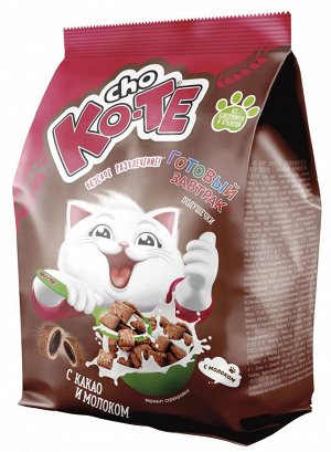 Махеев Подушечки "CHO KO-TE" 250гр пакет (1/12) с какао и молоком