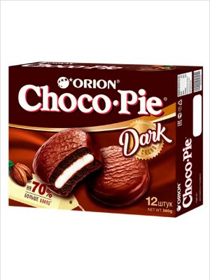 Чоко Пай Дарк 360гр (30гр*12шт) (1/8) какао