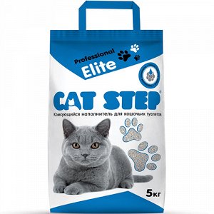 Cat Step Наполнитель д/кош Professional Elite Комкующийся 5кг (1/1)