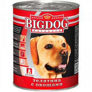 Зоогурман Big Dog конс 850гр д/соб Телятина с овощами