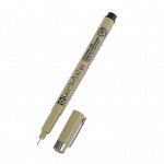 Ручка капиллярная для черчения Sakura Pigma Micron 01 линер 0.25 мм, черный, (высокое содержание пигмента)