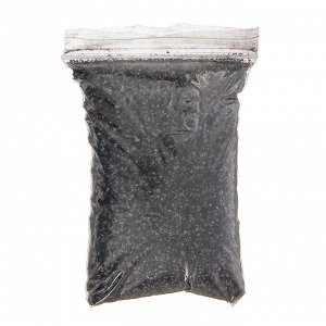 Песок цветной в пакете "Чёрный" 100 гр МИКС