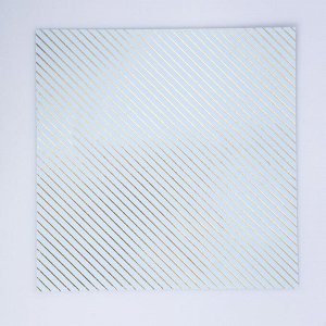 Бумага для скрапбукинга с фольгированием «Лёгкость», МИКС 15.5 x 15.5 см, 180 г/м