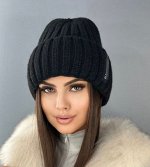 Шапка с отворотом на флисе