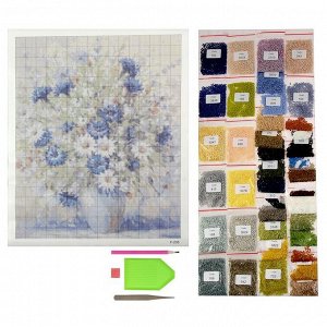 Алмазная мозаика «Летний букет», 40 ? 50 см, 39 цветов