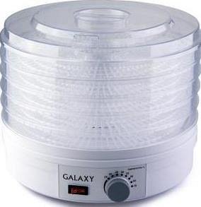 Электросушилка для продуктов Galaxy LINE GL 2631 350 Вт, 5 съемных поддонов, регулятор темпер.