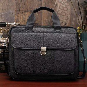 Fashion & Bags Сумка мужская для ноутбука и документов А4, натуральная кожа