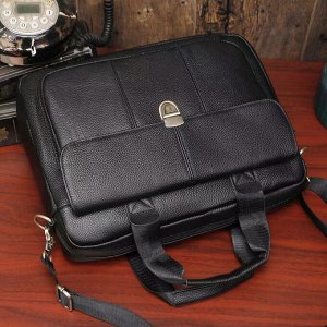 Fashion & Bags Сумка мужская для ноутбука и документов А4, натуральная кожа