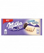 Милка Шоколад Milka Oreo White с кусочками  печенья Орео 100 гр