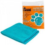 Салфетка д/уборки 25*25см, микрофибра, 180гр/м2, M-01Eco, 310291 Рыжий Кот
