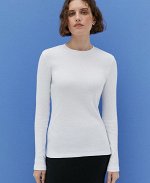 Женский лонгслив из трикотажа кашкорсе