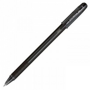 Ручка шариковая UNI Jetstream SX-101-07 черная 0,7мм кауч.корпус /12/144/66238