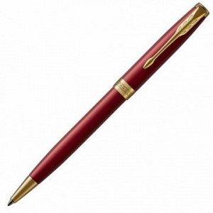 Ручка шариковая PARKER Sonnet Lacquer Intense Red GT черный 0.8мм арт.1931476 /1