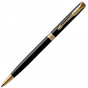 Ручка шариковая PARKER SONNET BLACK GT черный 0.8мм арт.1931498/1