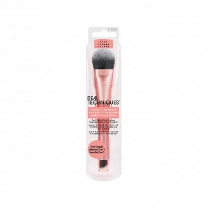 Двусторонняя кисть для тональной основы и консилера Real Techniques Dual Ended Cover + Conceal Brush