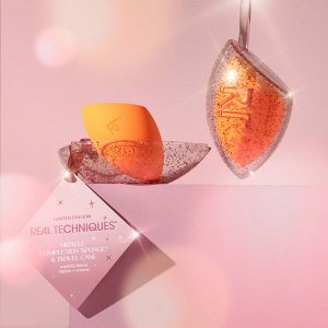 Спонж для макияжа с футляром для хранения Real Techniques Miracle Complexion Sponge + Case