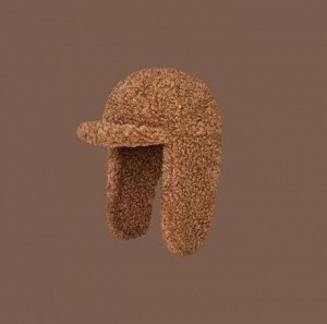 Шапка ушанка, зимняя, плюш