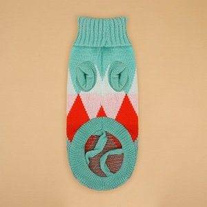 Свитер "Весеннее настроение", 2XL (ДС 34, ОШ 34, ОГ 32-51 см)