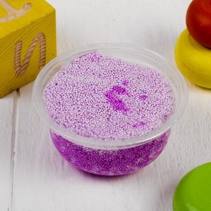 Шариковый пластилин застывающий 80 мл, фиолетовый