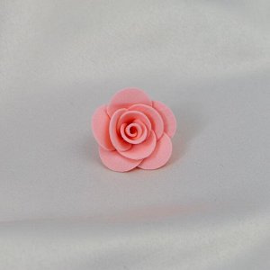 Набор цветов для  декора "Роза", из фоамирана, D= 3 см, 10 шт, персик