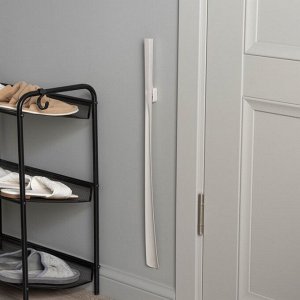 Ложка для обуви с магнитным держателем, 61.5x4.1x2 см, белая