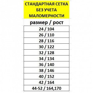 Размерная сетка