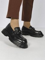 Лоферы женские/ Броги A-44P Black