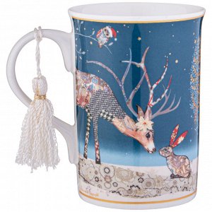 Кружка lefard "christmas" 320 мл печворк (кор=36шт.)