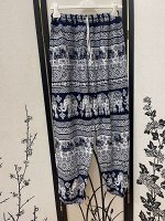 Тайские традиционные штаны(брюки) с слонами