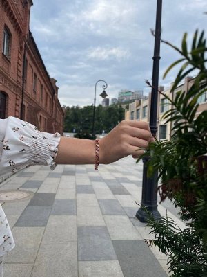 CRYSTAL SHIK Женский браслет с позолотой и фианитами