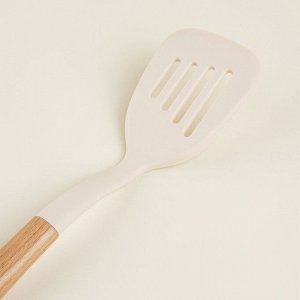 Лопатка с прорезями SL Home, 33*9*5 см, цвет бежевый