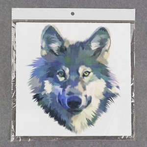Пришивная аппликация «Волк», 3D, 24 - 24 см