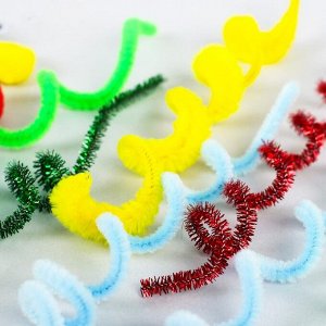 Набор для создания игрушки из меховых палочек и помпошек «Мышка и змея»