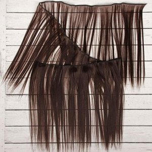 Школа талантов Волосы - тресс для кукол «Прямые» длина волос: 25 см, ширина: 100 см, цвет № 4