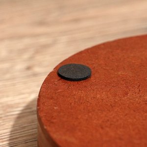Шахматы круглые, доска 15x15 см, дерево шишам