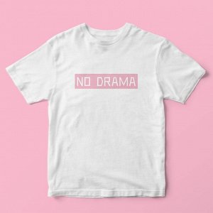 Термонаклейка для текстиля No drama, 18 ? 4 см