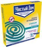 Х Спирали ЧД от комаров Бездымные без запаха 10шт 1/60