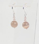 Серьги из кошачьего глаза. 8514412КГ