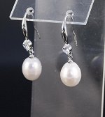 Серьги с жемчугом. 251035Ж