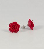 Серьги с кораллом. 495103КП