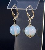 Серьги с лунным камнем. 85151499ЛК