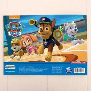 Щенячий патруль. Книга с наклейками А5 PAW PATROL "Все сезоны", 4 страницы с наклейками + бонус