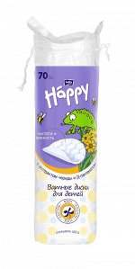 Ватные диски bella baby Happy с экстрактом череды и Д-пантенолом по 70шт