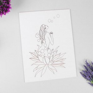 Набор для творчества "Филигранный рисунок - девушка в цветке"