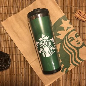 Двойной пластиковый термостакан Starbuks