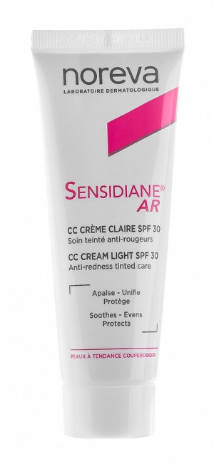 Норева Сенсидиан AR CC Крем SPF 30 светлый тон, 40 мл (Noreva, Sensidiane)