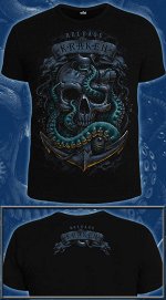 Футболки мужские RELEASE THE KRAKEN (Светится в темноте и ультрафиолете)