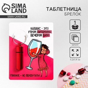 Таблетница брелок «Чика», 8,5 х 11 см.