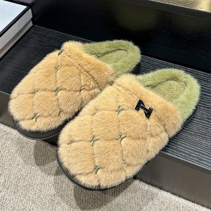 Тапочки женские с закрытым носом