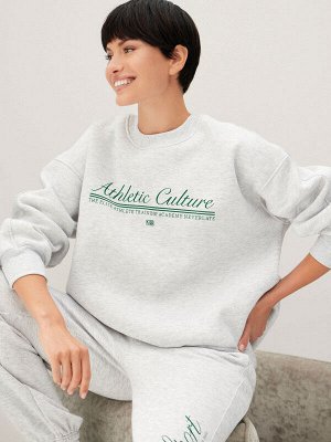 Утепленный свитшот оверсайз Athletic culture